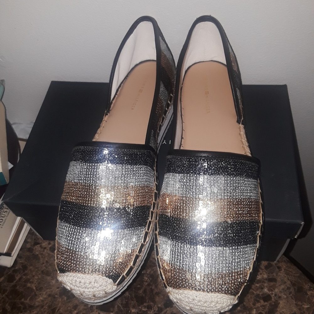 Sequin Tommy Hilfiger Espadrilles-Sale☺☺☺